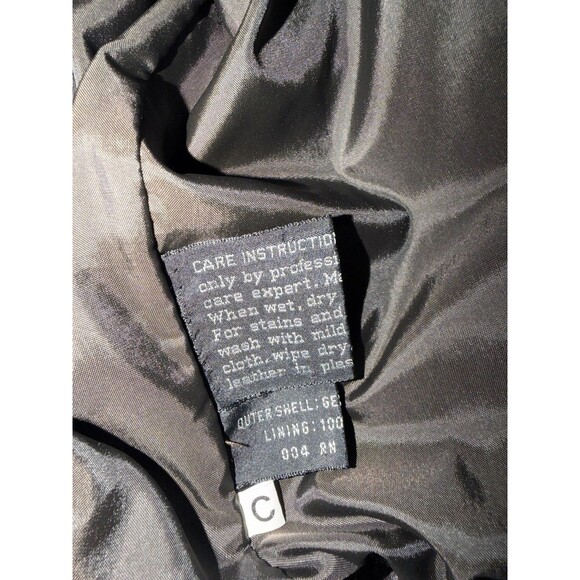 Members Only Men’s Brown Leather Full Zip Jacket Size 46 Lined Bomber Jacket EUC - Picture 10 of 12